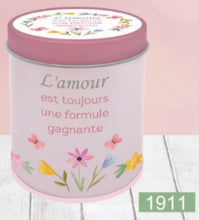 Charger l'image dans la galerie, Bougie message boite métallique