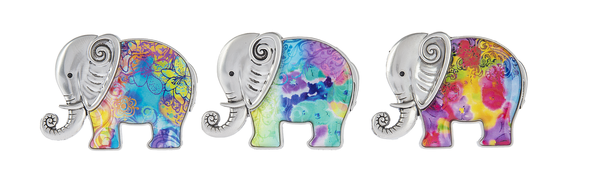 BERK porte-encens 8 éléphants dans un cercle support en BERK porte-encens 8 éléphants dans un cercle support en