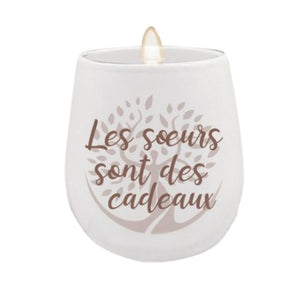 Bougie - voix intérieure - plusieurs choix de message