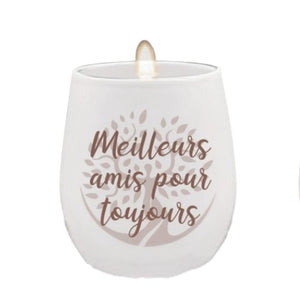 Bougie - voix intérieure - plusieurs choix de message