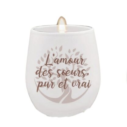 Bougie - voix intérieure - plusieurs choix de message