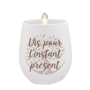 Bougie - voix intérieure - plusieurs choix de message