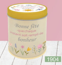 Charger l'image dans la galerie, Bougie message boite métallique
