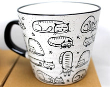 Charger l'image dans la galerie, Tasse chats - noire et blanche - 4 choix
