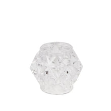 Charger l'image dans la galerie, Chandelier 2 en 1 en verre - forme cristal

