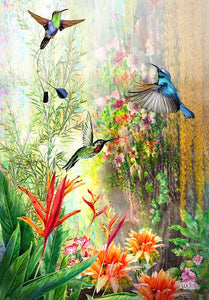 Drapeau décoratif - Colibri