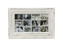 Charger l'image dans la galerie, Cadre photo mural blanc vieillot - 2 formats
