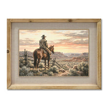 Charger l'image dans la galerie, cadre en bois cowboy - 2 choix
