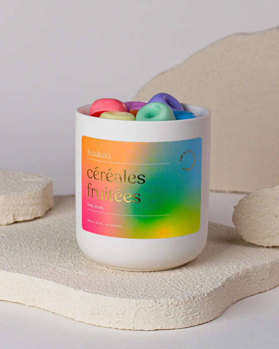 Bougie Feu&Co - Céréales fruitées