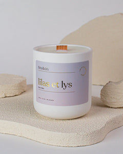 Bougie Feu&Co - Lilas et lys