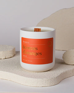 Bougie Feu&Co - Écorces d'oranges