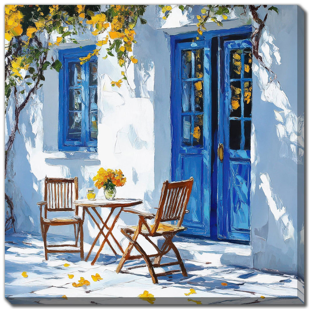Cadre - Portes bleues - 2 modèles
