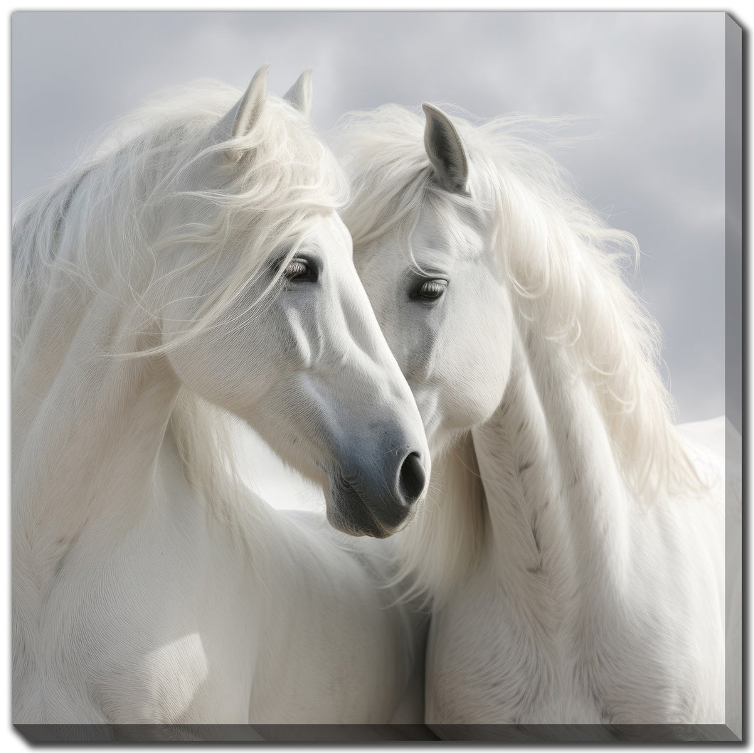 Cadre - Chevaux blancs