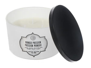 Bougie parfumée 3 mèches - 4 odeurs