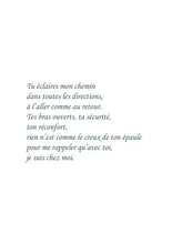 Charger l'image dans la galerie, Carte de souhait avec texte - Mon frère
