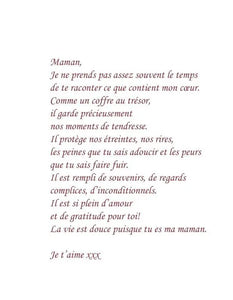 Carte avec texte - Pour toi maman