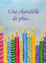 Charger l&#39;image dans la galerie, Carte avec texte - Une chandelle de plus
