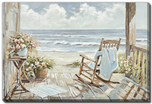 Cadre - Repos au bord de la mer