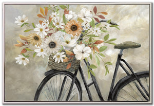 Cadre - Vélo fleuri