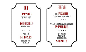 Affiche murale - Miracles