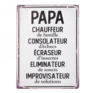 Affiche murale - papa chauffeur