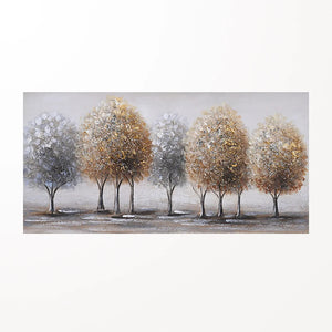 Cadre texturé - Arbres