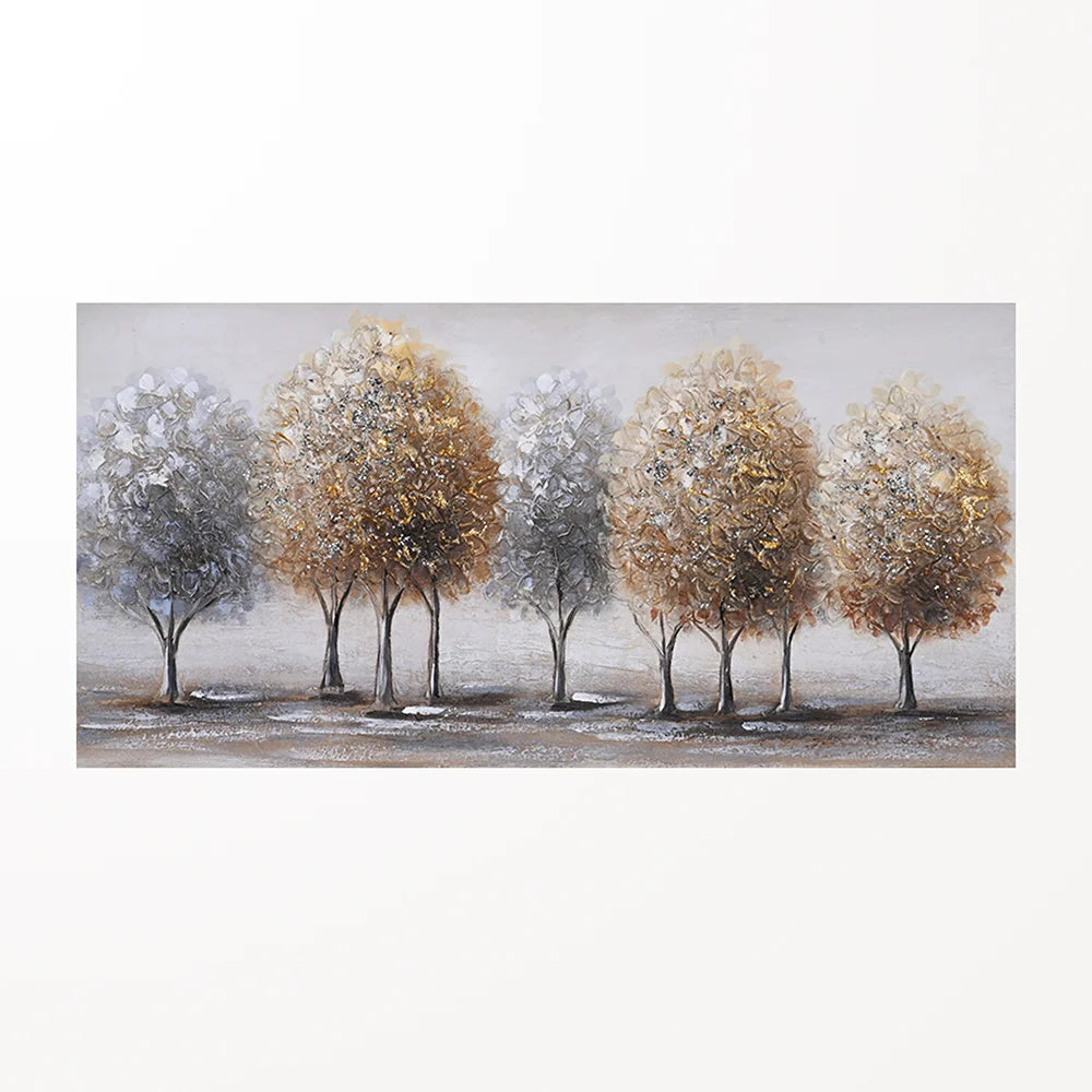 Cadre texturé - Arbres