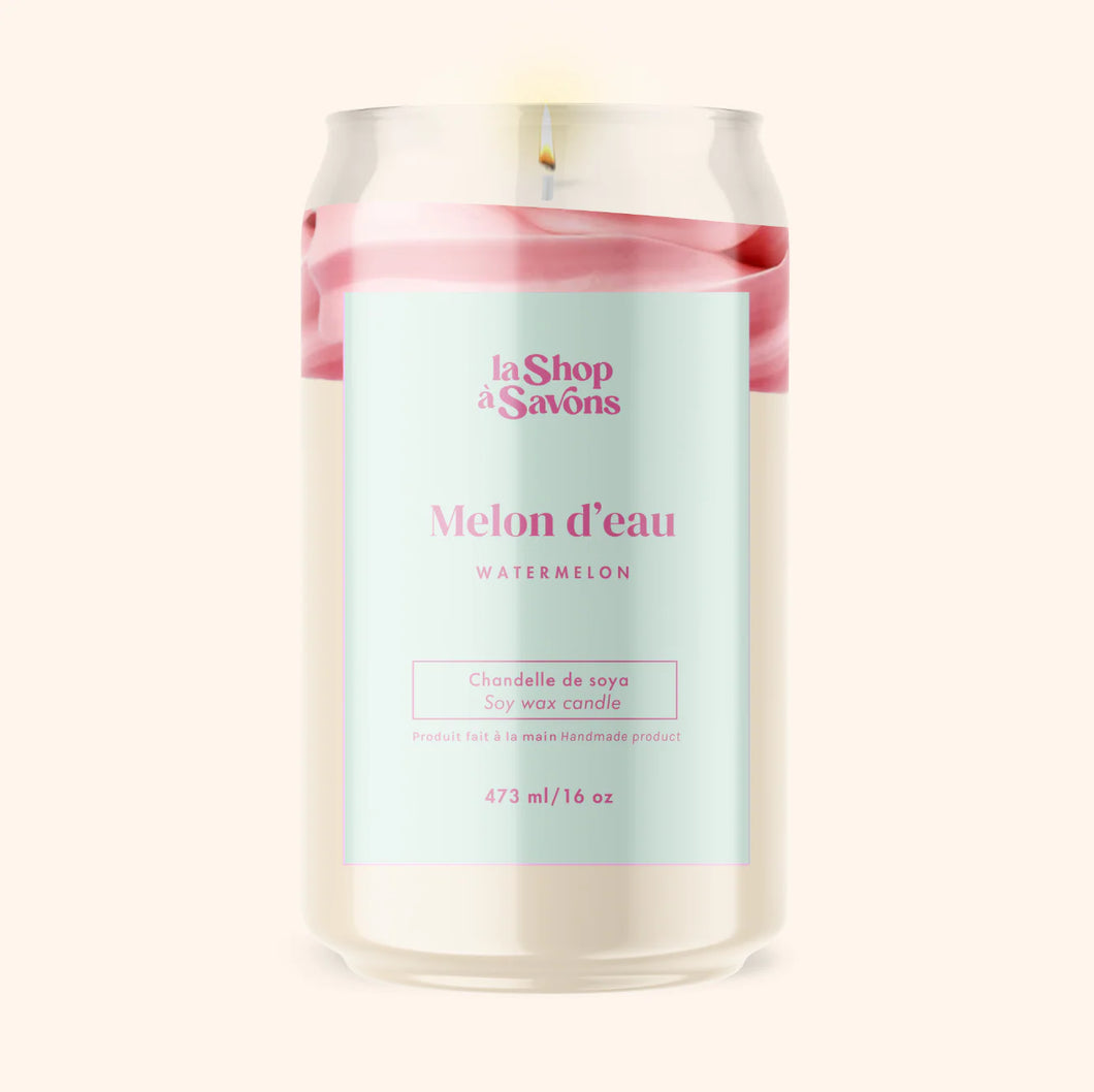 Bougie Shop à savon - Melon d'eau