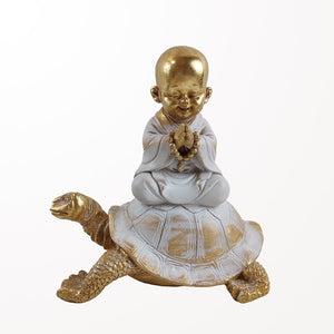 Buddha sur une tortue