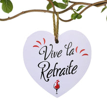 Charger l'image dans la galerie, Coeur en bois - 5 messages différents
