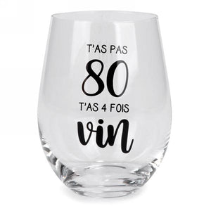 coupe de vin - 4 fois vin