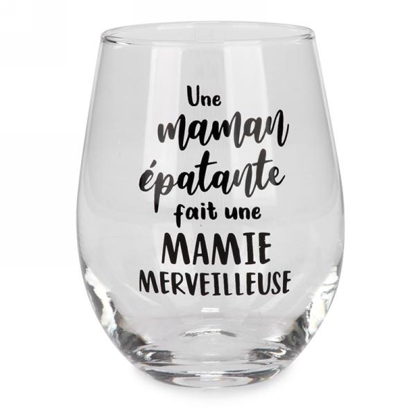 Coupe de vin sans pied - Une maman