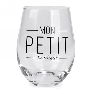 Coupe de vin sans pied - Petit bonheur