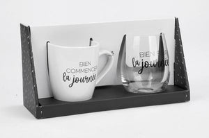 Ensemble tasse & coupe de vin - 8 modèles