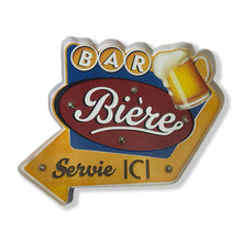 Charger l'image dans la galerie, Affiche bière avec led
