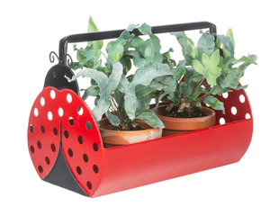 Jardinière avec poignée coccinelle - 2 formats