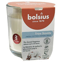 Charger l'image dans la galerie, Bougie dans un contenant en verre rond - Coton frais
