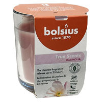 Charger l'image dans la galerie, Bougie dans un contenant de verre rond - Magnolia rose
