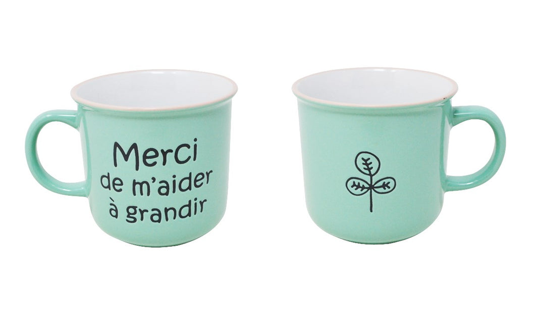 Tasse - Merci de m'aider à grandir
