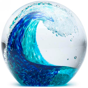 Vague dans boule de verre