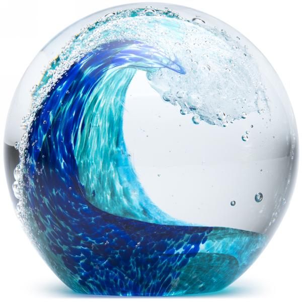 Vague dans boule de verre