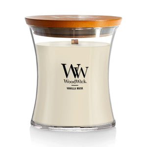 Bougie parfumée Woodwick - Vanilla musk - 10 oz