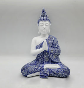 Buddha bleu et blanc