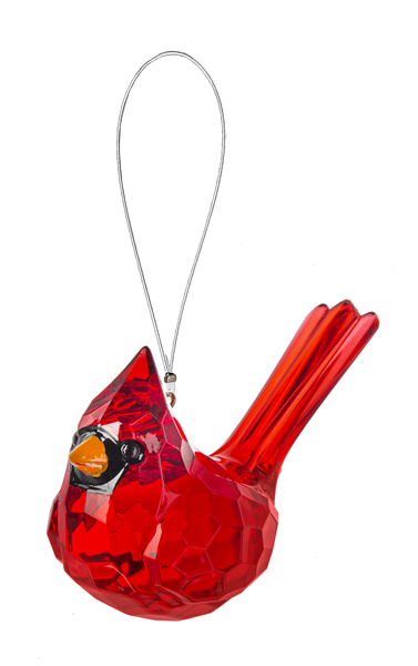Cardinal en acrylique
