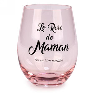 Coupe de vin - Le rosé de maman