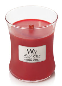 Bougie parfumée WoodWick - Crimson Berries - 10 oz