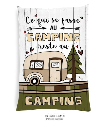 Coussin - Ce qui se passe au camping...