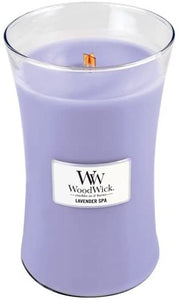 Bougie parfumée WoodWick - Lavender spa - 22 oz