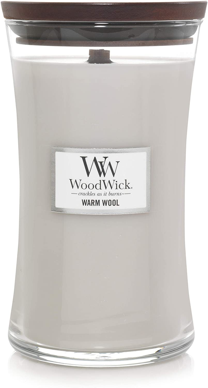 Bougie parfumée WoodWick - Warm Wool - 22 oz