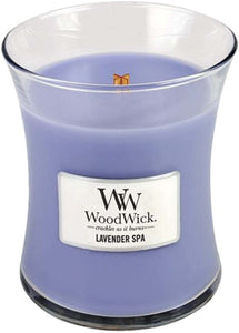 Bougie parfumée WoodWick - Lavender spa - 10 oz